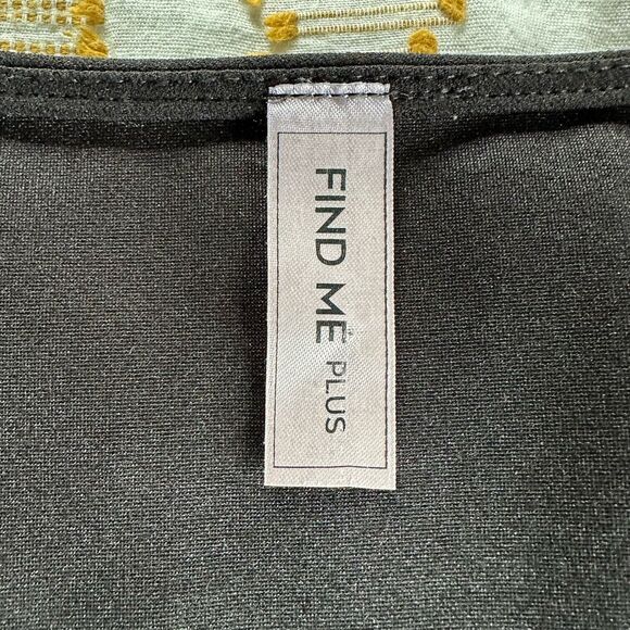 Find Me Plus Women’s Black Long-Sleeve Faux Leather Bodycon Style Dress Size XL - Picture 8 of 9